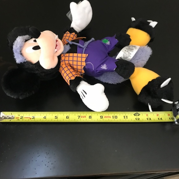 Mickey and Minnie plush Halloween 2019 Disney Store Wolf. NWT - Picture 4 of 8